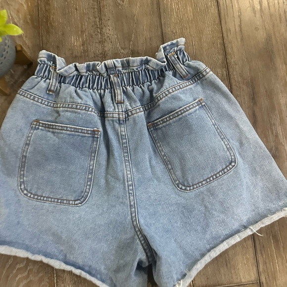 Casual Light Blue Jean Shorts for Women - Picture 7 of 9